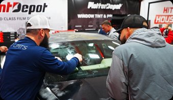 Inside the Window Tint Class