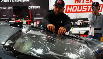 Tint Installation Demo